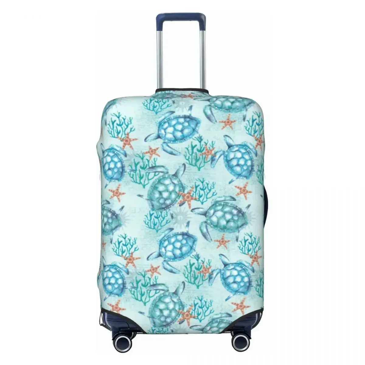 

Защитный чехол для чемодана с изображением морской черепахи, модный защитный чехол для чемодана для путешествий, защитный чехол для чемодана размером 18-32 дюйма