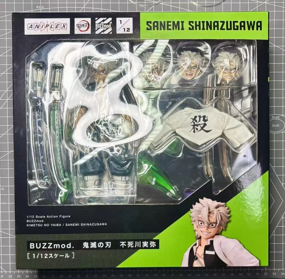 

Оригинальная фигурка Demon Slayer Kimetsu No Yaiba Санеми Шиназугава 1/12, аниме-модель, игрушка для мальчиков, подарок, в оригинальной коробке