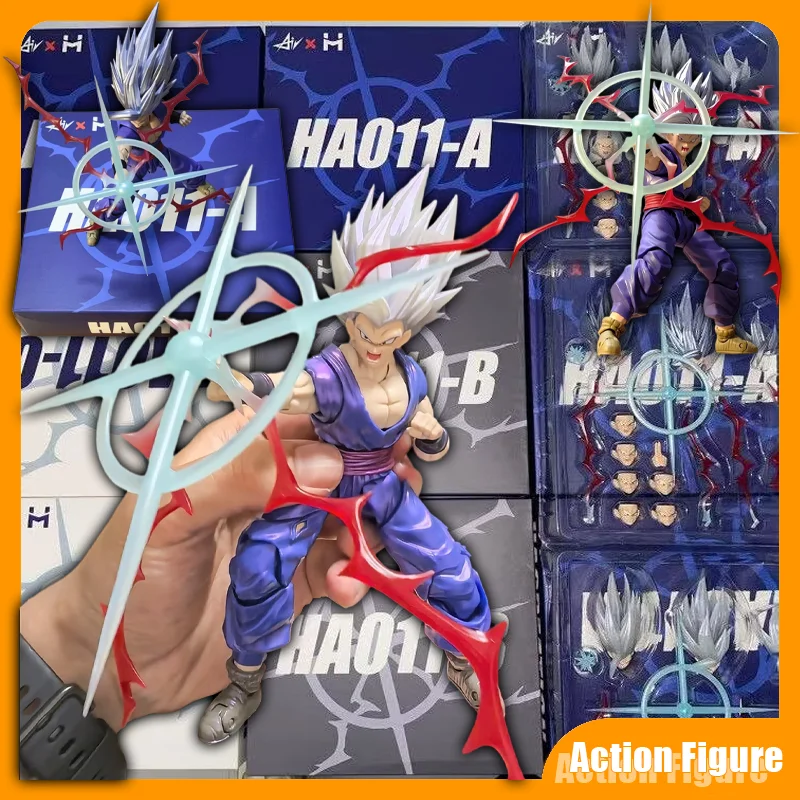 

In stock Air&HM HA011 Dragon Ball Beast Gohan Head Sculpture Accessory Pack Anime Action Figure SHF Collectible Model Toys Gifts