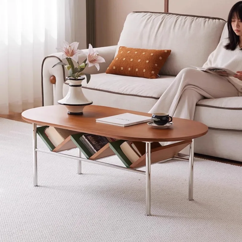 

Nordic Storage Metal Coffee Table Living Room Design Designer Center Desk Tables Wood Unique Mesa De Centro Sala Furniture