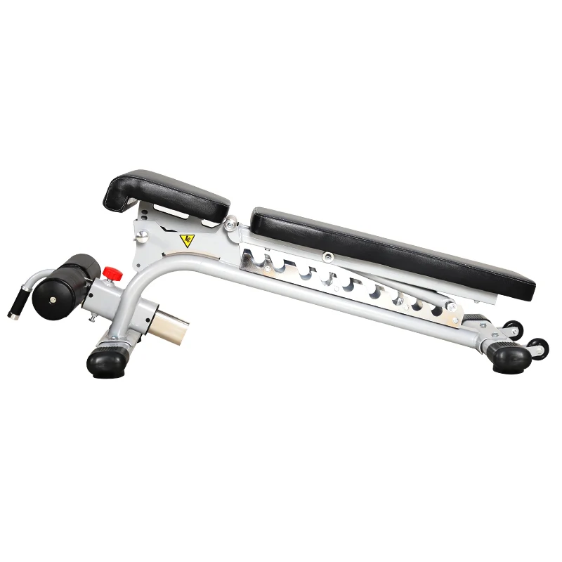 Banco con mancuernas de Metal comercial, prensa, banco plano inclinado, bíceps, estiramiento de piernas, silla con mancuernas para abdominales