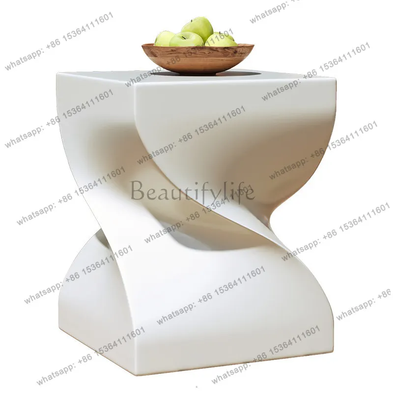 Garden small coffee table creative fashion modern simple living room balcony hotel homestay magnesium oxide coffee table