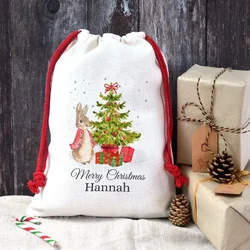 personalised stocking santa sack kid boy girl merry Christmas Eve box Special Delivery baby 1st first Xmas gift toy bag Children