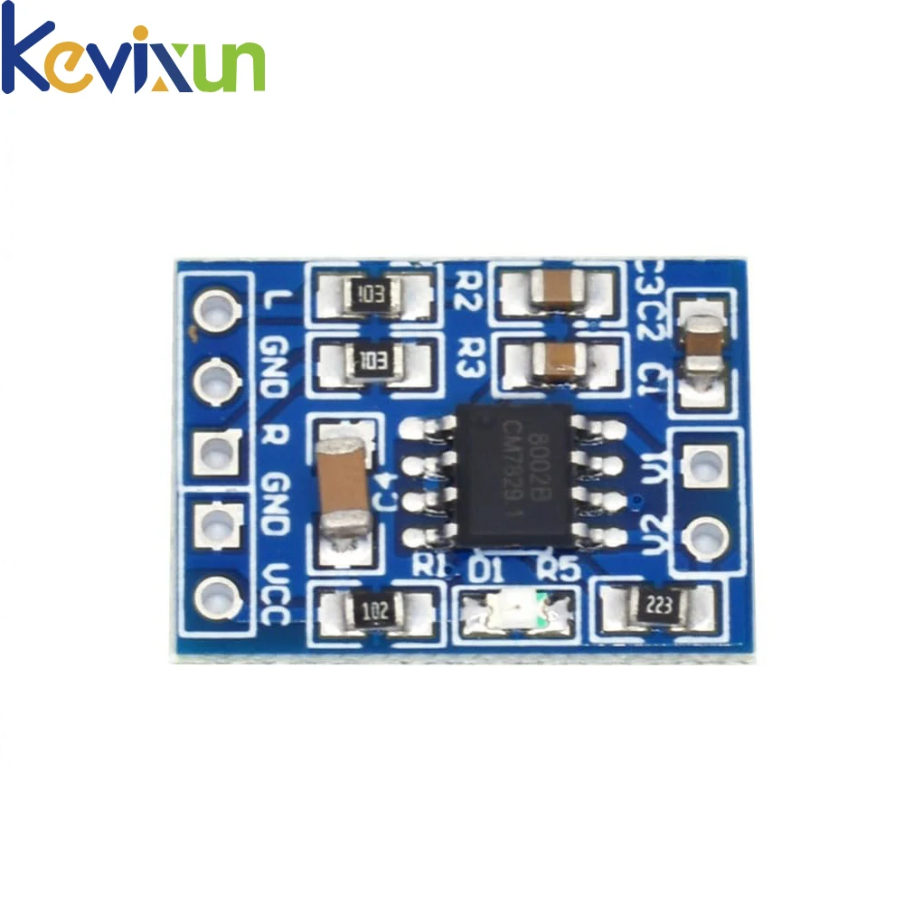 10pcs Super Mini HXJ8002 Audio Power Amplifier Board Mono Channel Voice low noise Amplifiers Module 2.0-5.5V Replace PAM8403