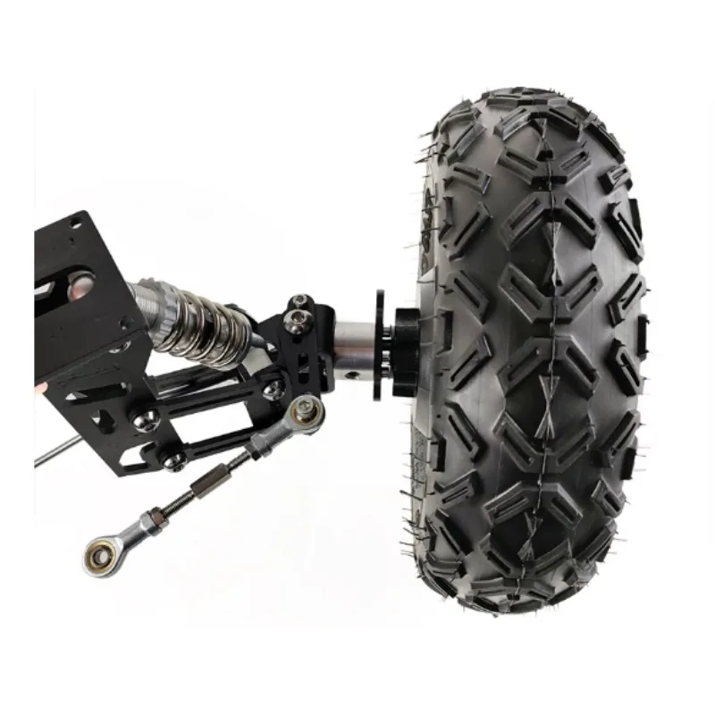 2-Piece/Pair Spring Shock Absorption Suspension Bracket for Single Axle Electric Hub Wheel Air Cushion Plate