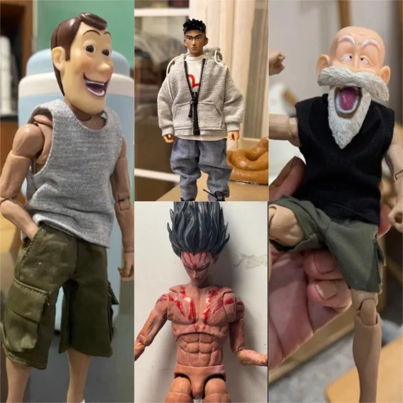 

NOTAMAN 1/12 Scale NT-02 NT-02W Male Soldier Square-headed Flexible Joint Body Model for 6" Action Figures Diy