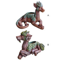 Creative Dragon Tree Succulent Planter Unique Succulent Pot Decorative Plant Pot Gift for Nature Lovers