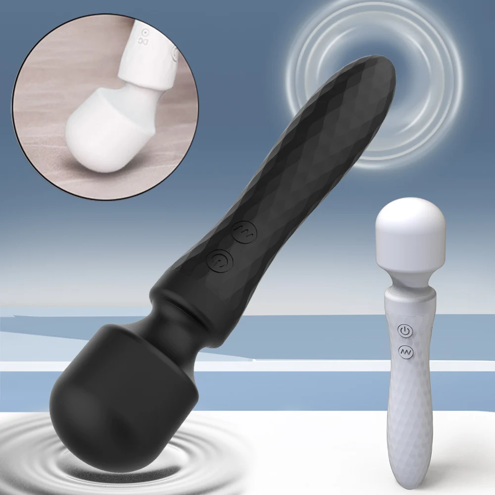 Powerful Dual Motor Vibrator for Woman AV Magic Wand G Spot Massage clitoris Stimulation, 10 Vibration Modes Adult Sex Toys