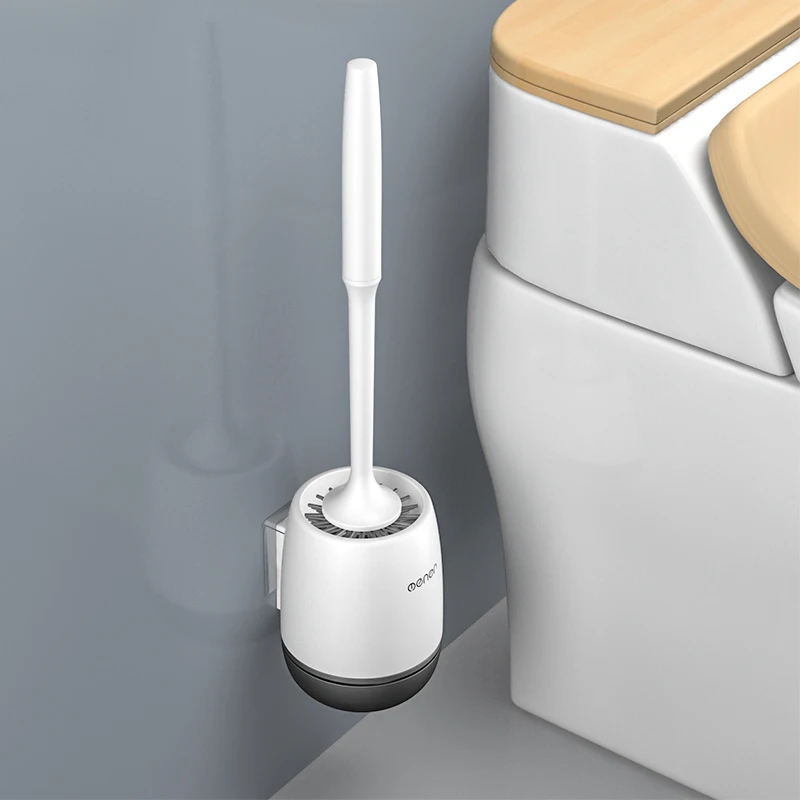 Silicone Toilet Brush Cleaner Brush Wall Floor Bathtubs And Accessories Cleaning Tools Cleanliness Bathroom Accessories