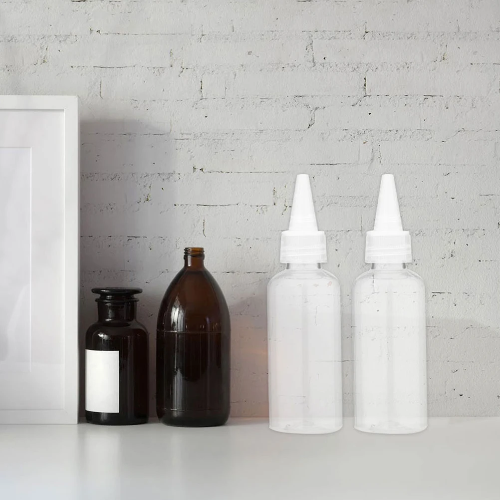 

Plastic Dispensing Bottles Leak Free Reusable Travel Squeeze Empty Containers for Toiletries Liquids Oils Lotion Food Related