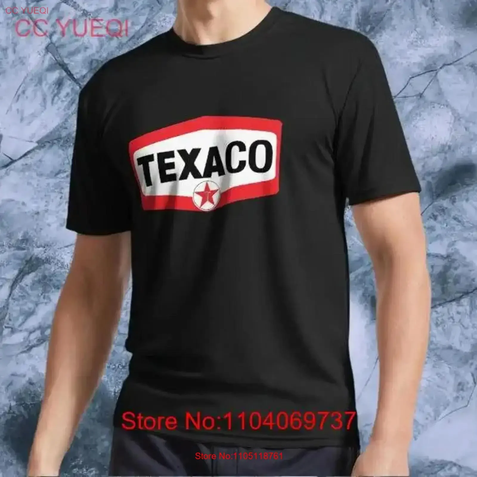 Texaco Racing Merchandise Essential T Shirt Logo Funny Men's vintage Washed Breathable Soft Versatile designer clothes Casual