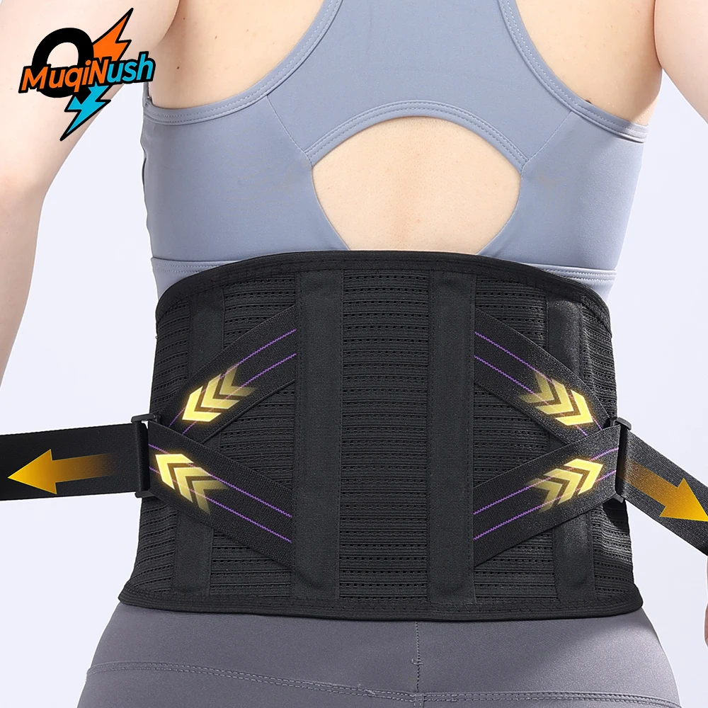 

MuqiNush Back Brace for Lower Back Pain Women Intant Pain Relief from Sciatica Hernated Disc Scoliosis Back Sprain Heavy Lifting