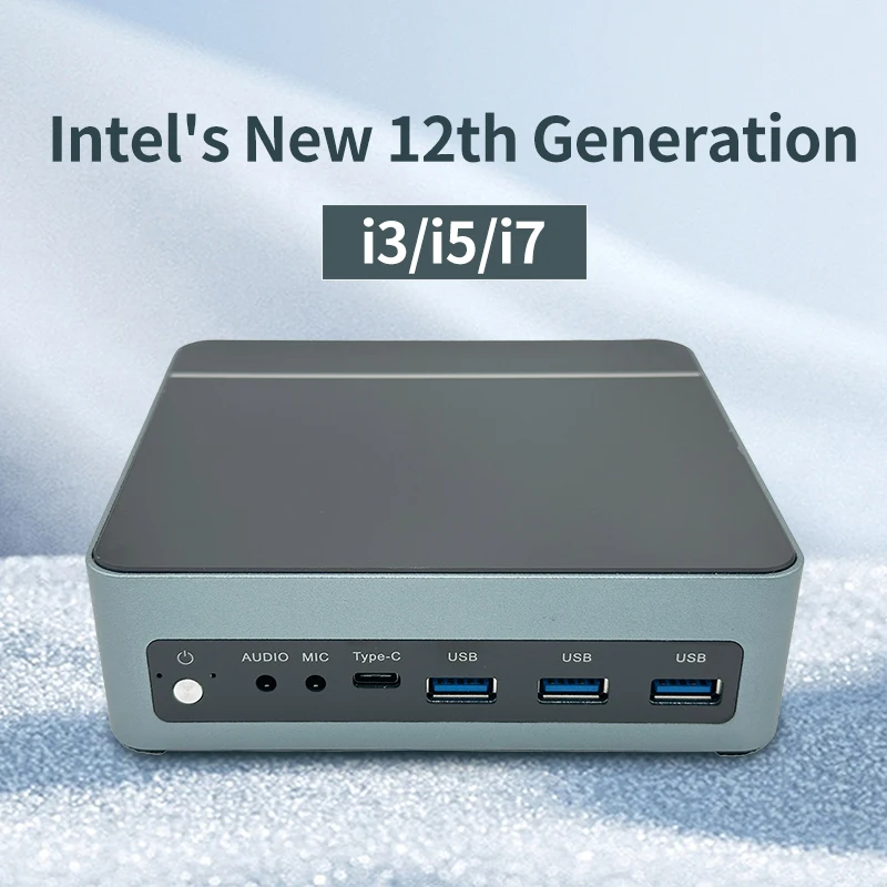 

The new 12th generation mini-computer host I 3/I 5/I 7 office business learning triple display portable mini-host desktop