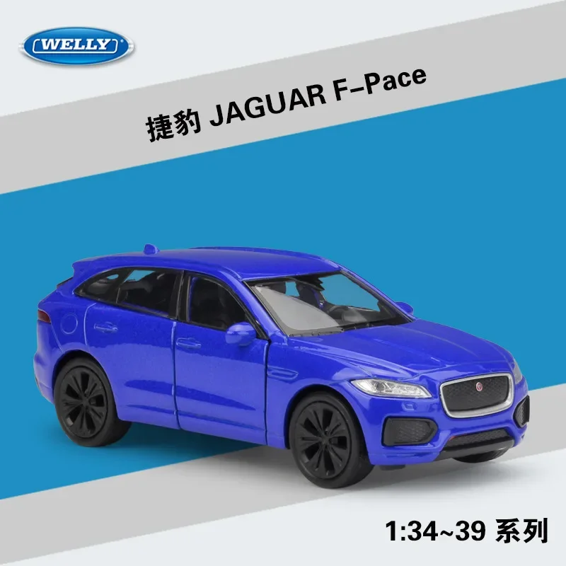 

Модель автомобиля WELLY 1:36 JAGUA F-PACE, Металлическая машинка с тяговым эффектом, литый под давлением, игрушечный автомобиль, детские подарки, B91