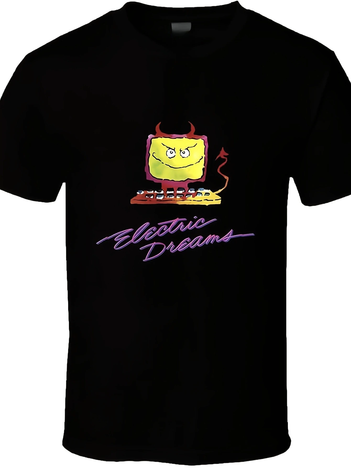 Electric Dream Edgar S Retro T-shirt Men's Retro T-shirt Casual Loose Fashion  Unisex streetwear shirt  graphic t shirts