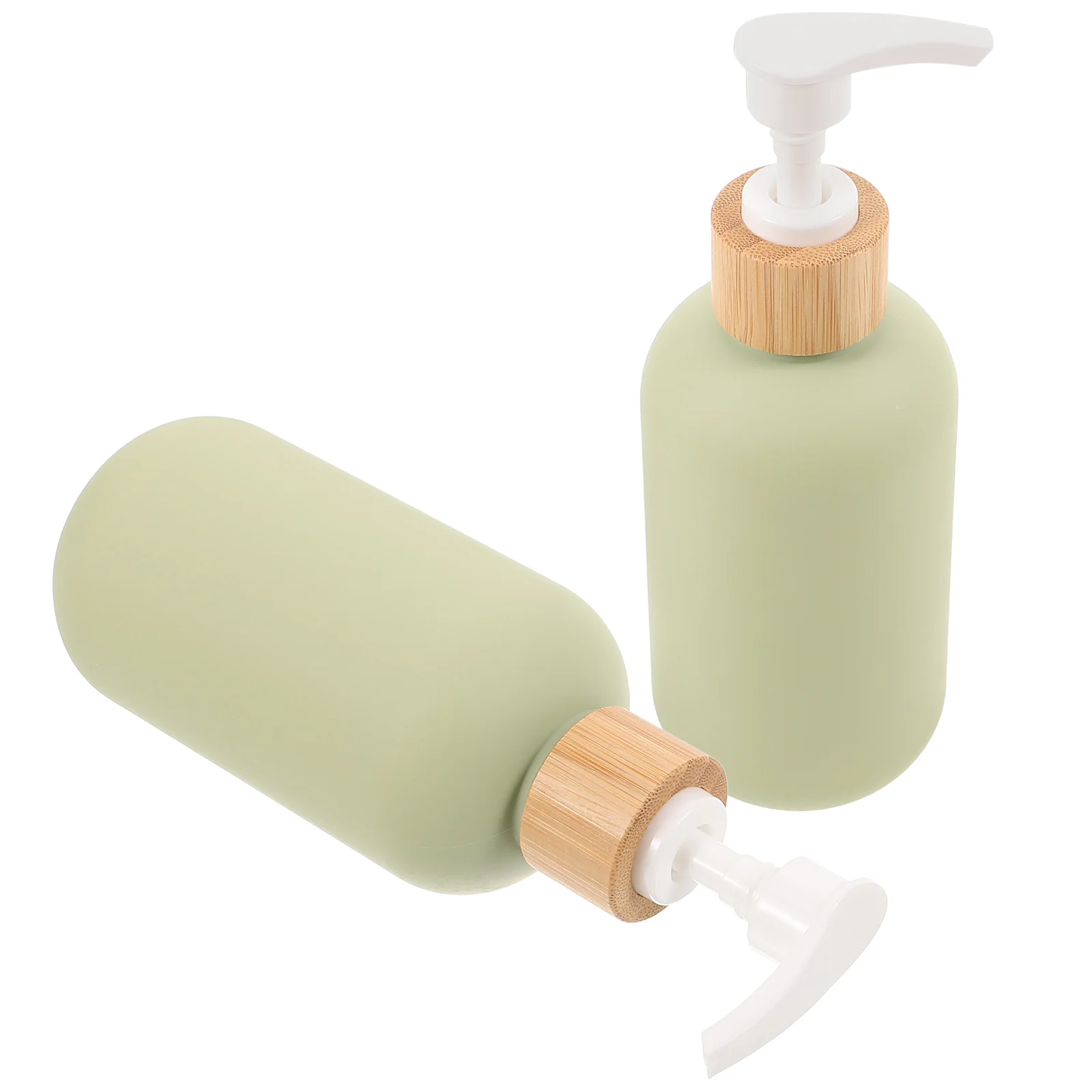 

2pcs Pump Bottles Shampoo Dispensers Empty Plastic Bottles Refillable Shower Dispensers 200ml