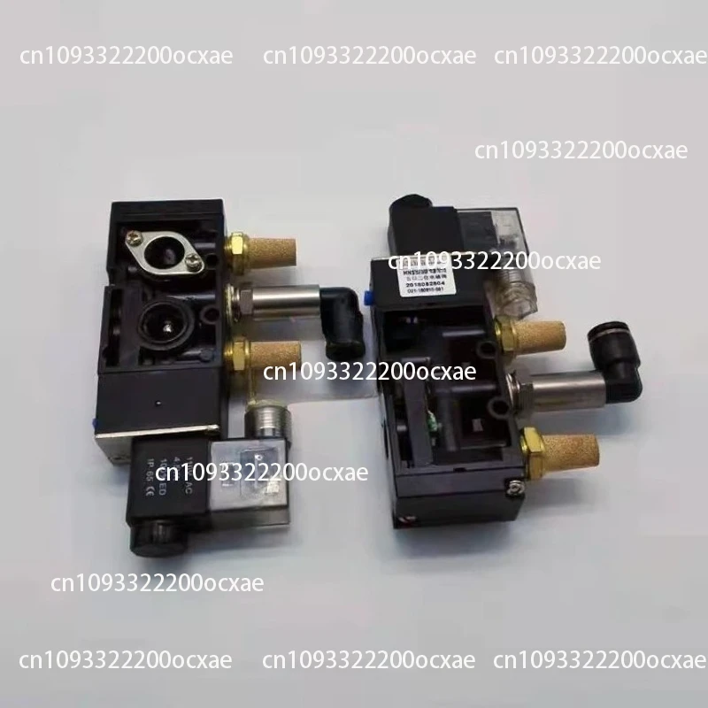 Five-port two-position solenoid valve Knife cylinder solenoid valve HNS523S3B Muffler with joints