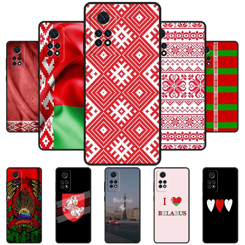 Belarus Flag Phone Case For Redmi Note 11 EPro 11S 10 10T 9S Promax 8 Pro Xiaomi Mi 10 11 12X 12S Ultra Cover