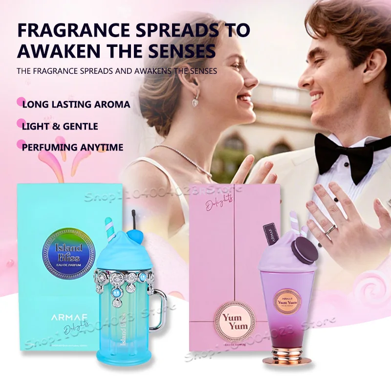 

100 мл Armaf Island Bliss Eau de Parfum Spray для мужчин Armaf Delights Yum Yum EDP для женщин Высококачественные оригинальные арабские духи
