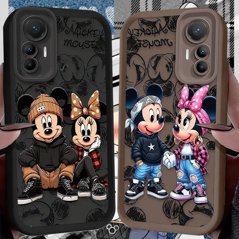 Disney Mickey Minnie Phone Case for Xiaomi 14T 13T 12T 11T 13 12 11 Lite 5G NE POCO X6 X5 F6 F5 F3 X4 GT X3 NFC M5S C65 M6 Pro