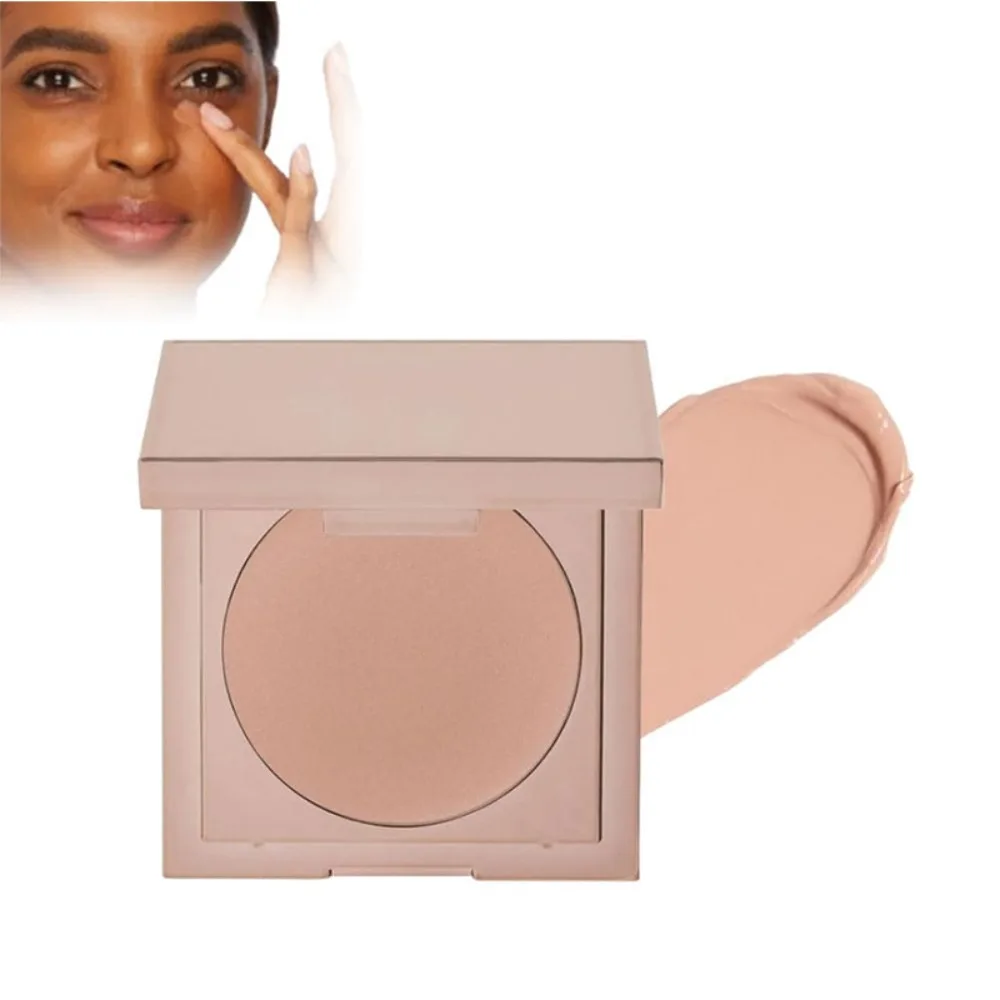 Corretor de olhos cc de argila colorida à prova d'água, cobertura de longa duração, olheiras sob os olhos, corretor de cor, maquiagem facial, cosméticos