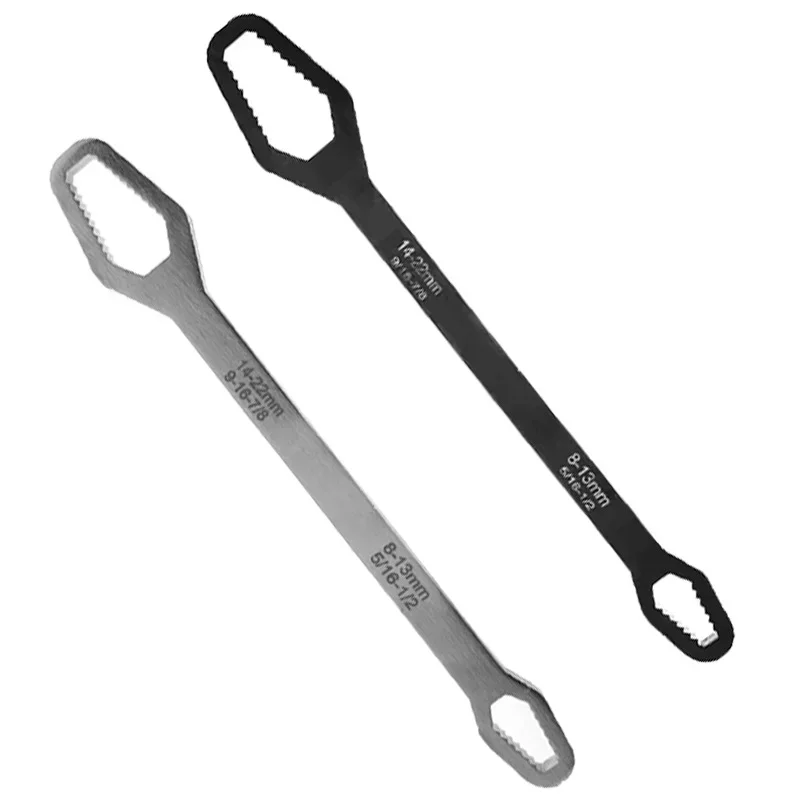 Llave Torx Universal de 8-22mm, tablero de llave de gafas ajustable autoajustable, llave Torx de doble cabezal, herramientas manuales para fábrica