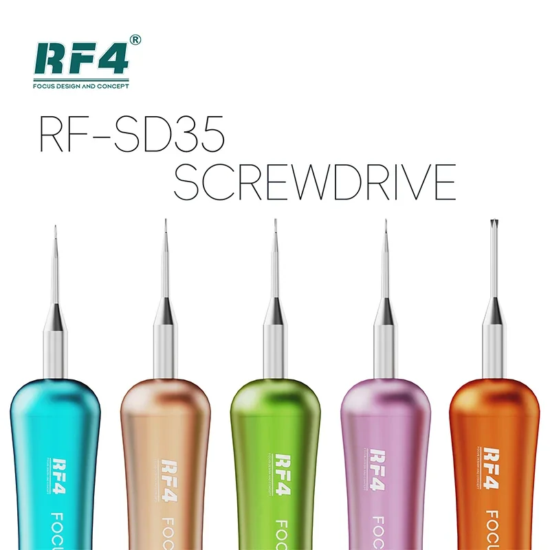 RF4 RF-SD35 Canton Tower Screwdriver Colorful Precision Non-slip for Mobile Phone Disassembly and Repair Screwdriver Set