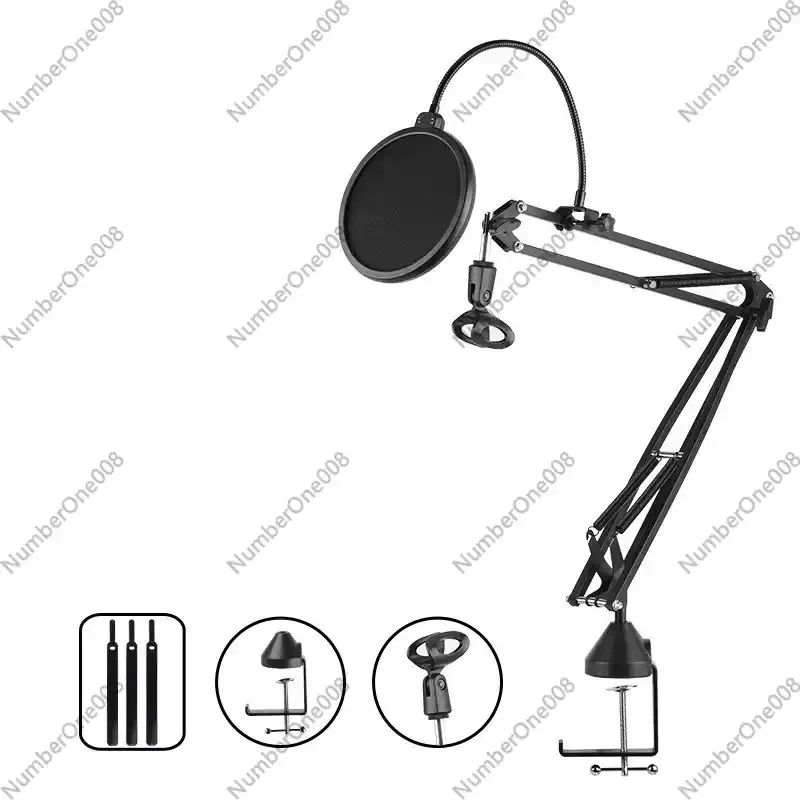 Microphone Universal Cantilever Live Stream Bracket, Mobile Phone Tablet Lazy 39 Bracket, Strengthen Desktop Fixing, Stability