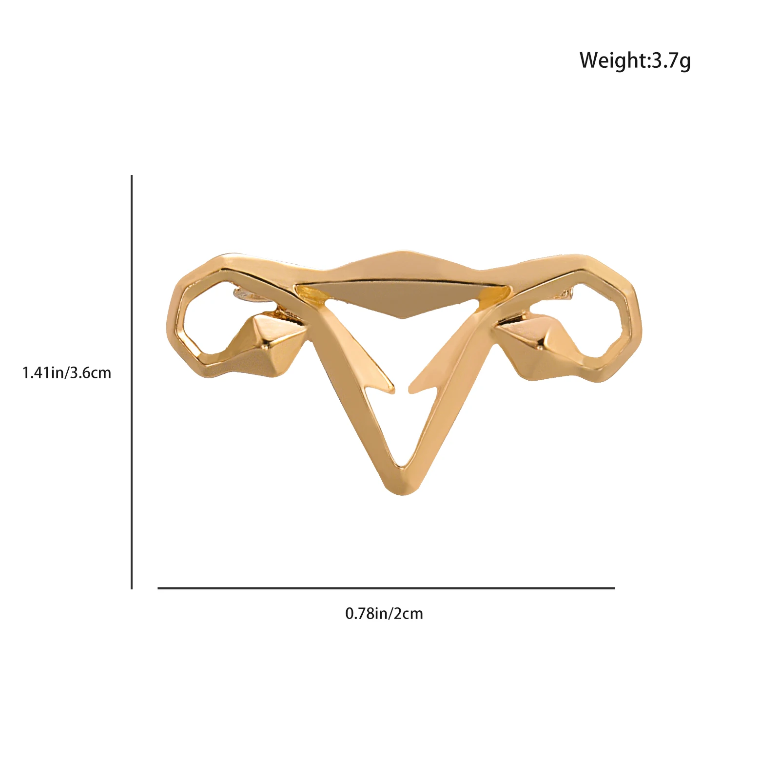 Hanreshe Womb Gynecology Brooch Pins Medical Gynecologist Female Vagina Anatomy Metal Lapel Pins Jewelry for Women Doctor Nurse