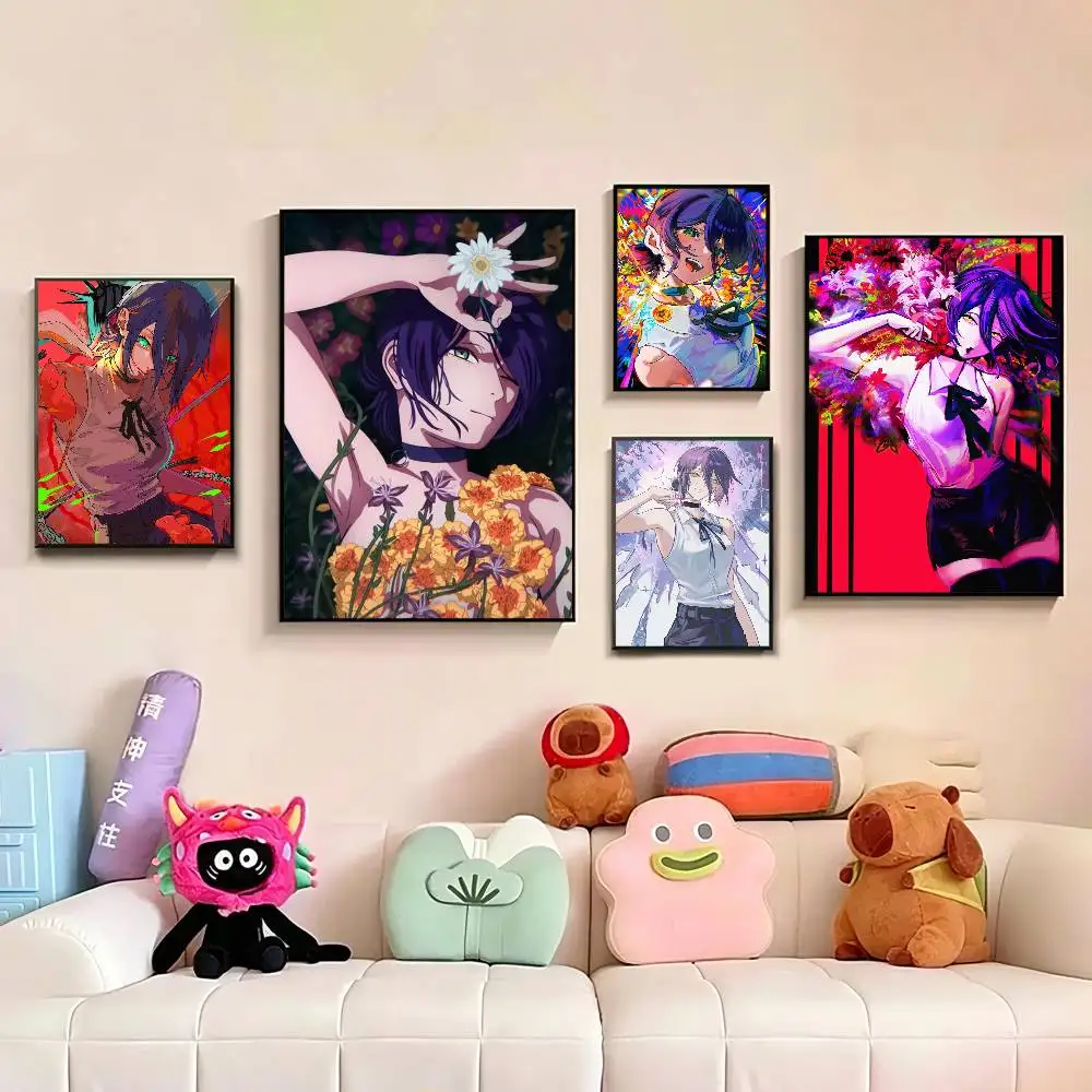 Best Girl Hybrid Reze  Poster Picture Canvas Painting Wall Art Home Decoration Print For Living Room Decor