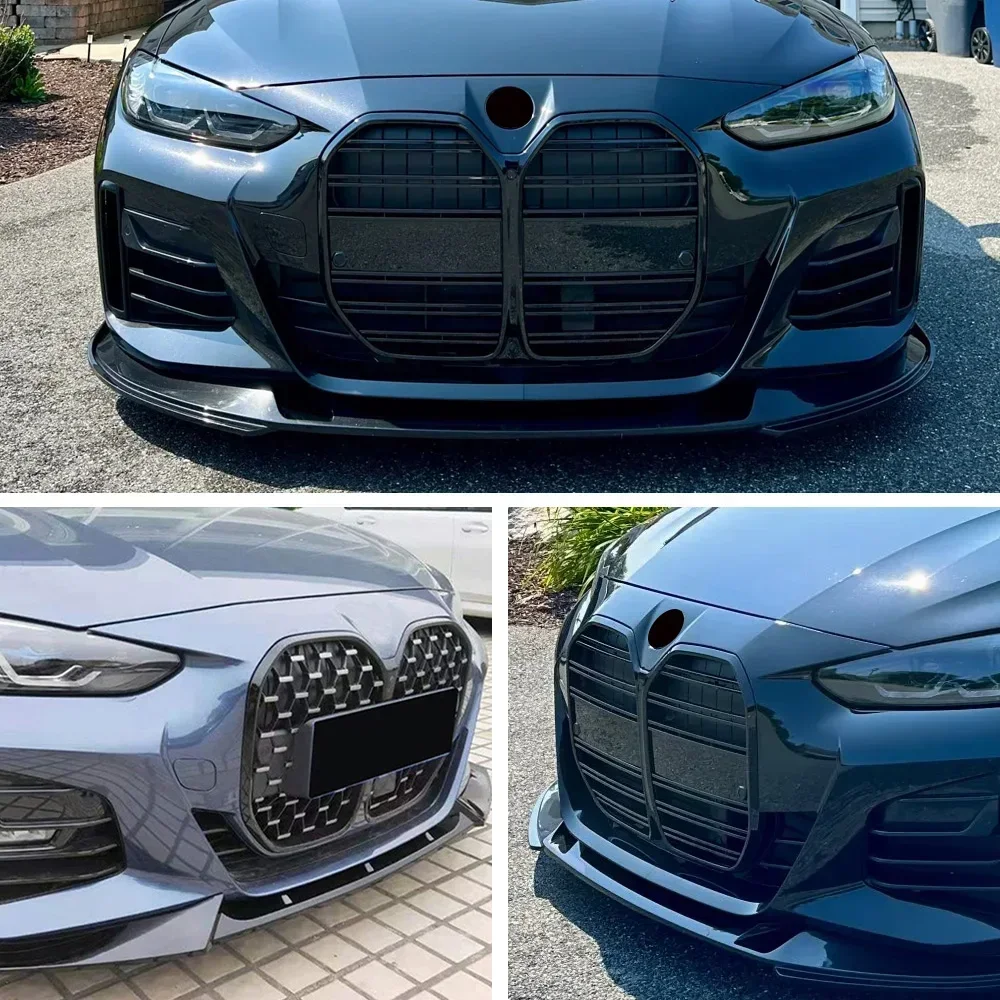 شبكة أمامية للسيارة BMW 4-Series G22 G23 G26 2/4 باب 2021-2023 420i 430i 435i M440i مصد الكلى شبكة السباق العلوي