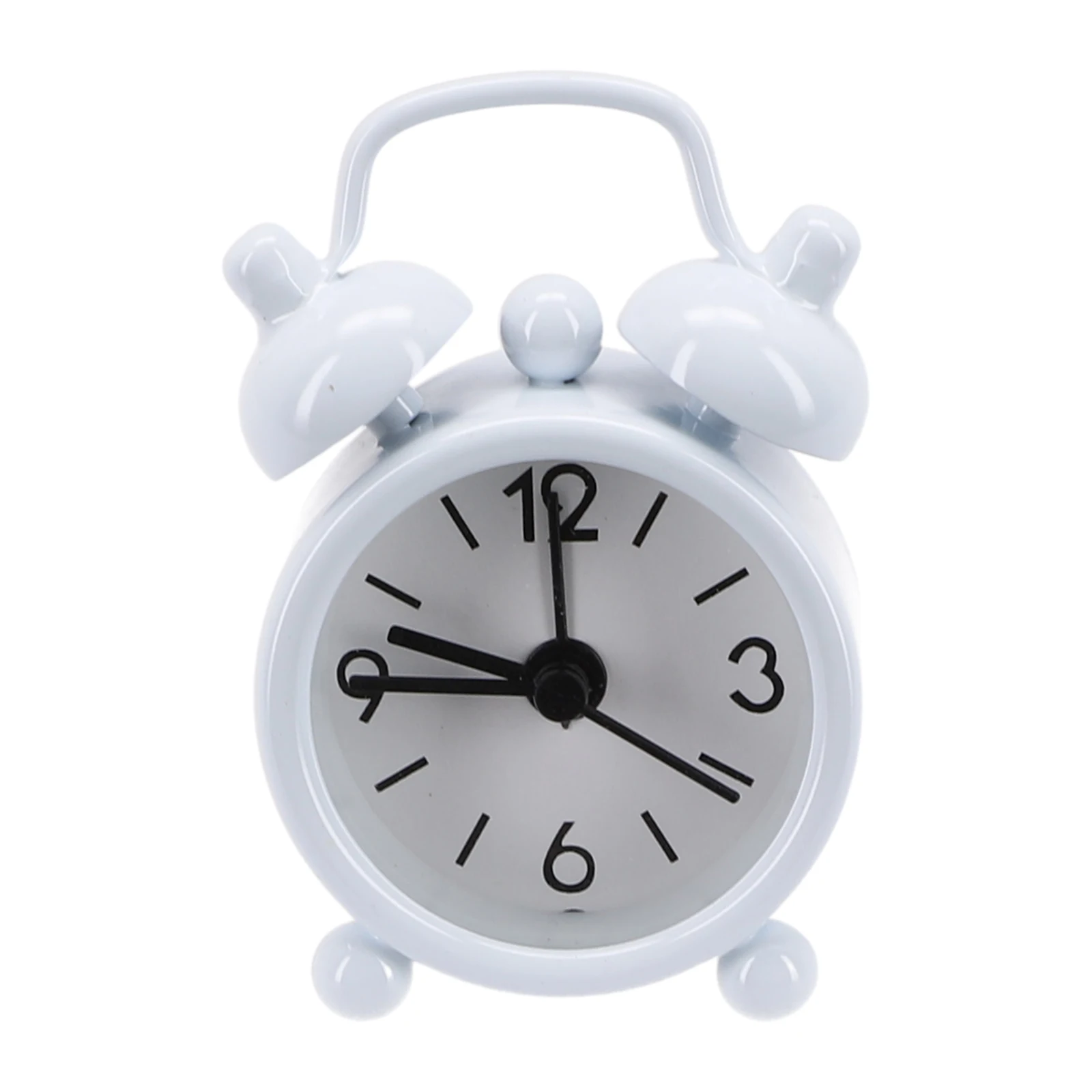 Analog Clocks Classic Double Bell Alarm Clock Movement Bedside Night 4CM Small Alarm Clock Table Desktop For Kids Students Decor