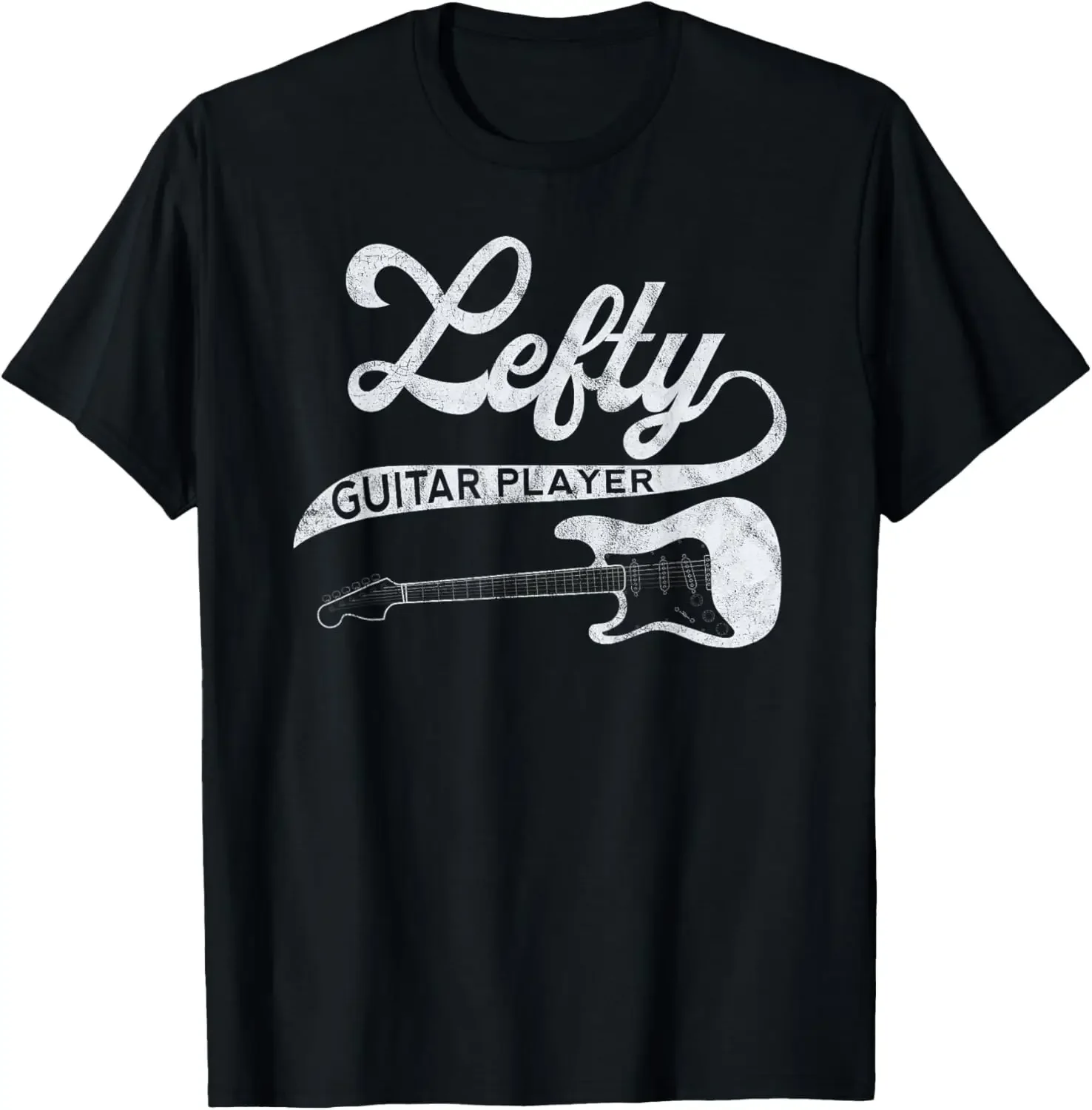 

Left Handed Guitarist Lefty Guitar Player Retro Band Member T-Shirt,Quality short sleeves