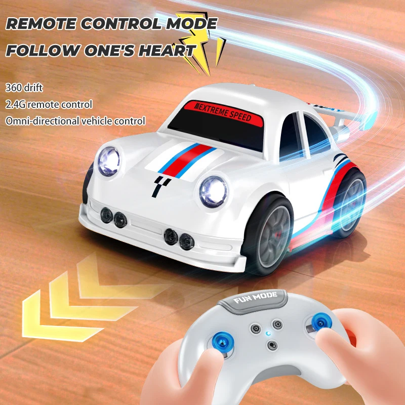 Mini Smart Induction RC Car Escape Follow Multifunction Racing Drift Remote Control Cars Toys for Kids Boys Birthday Xmas Gifts