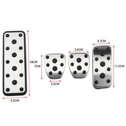 Stainless Steel Auto Pedal Cover for Subaru XV 2012 - 2017 Forester 2006 - 2018 Impreza 2006 - 2015 AT MT Car Pedals Pads Case