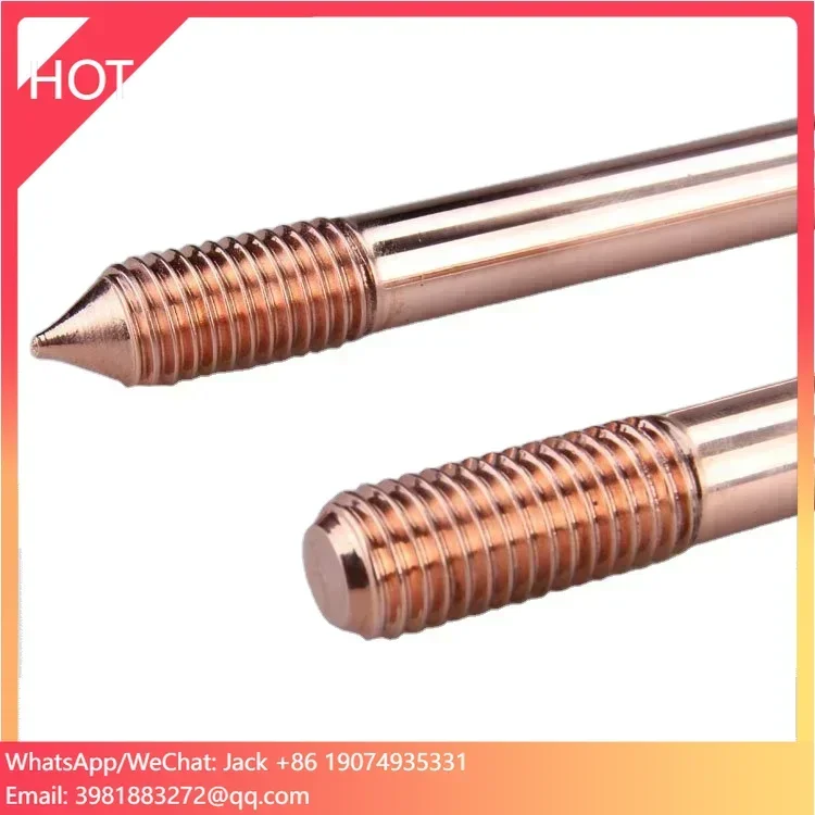 

Diameter 14mm 16mm 17mm Copper Bonded Steel Ground Rod for Grounding and Lightning Protection