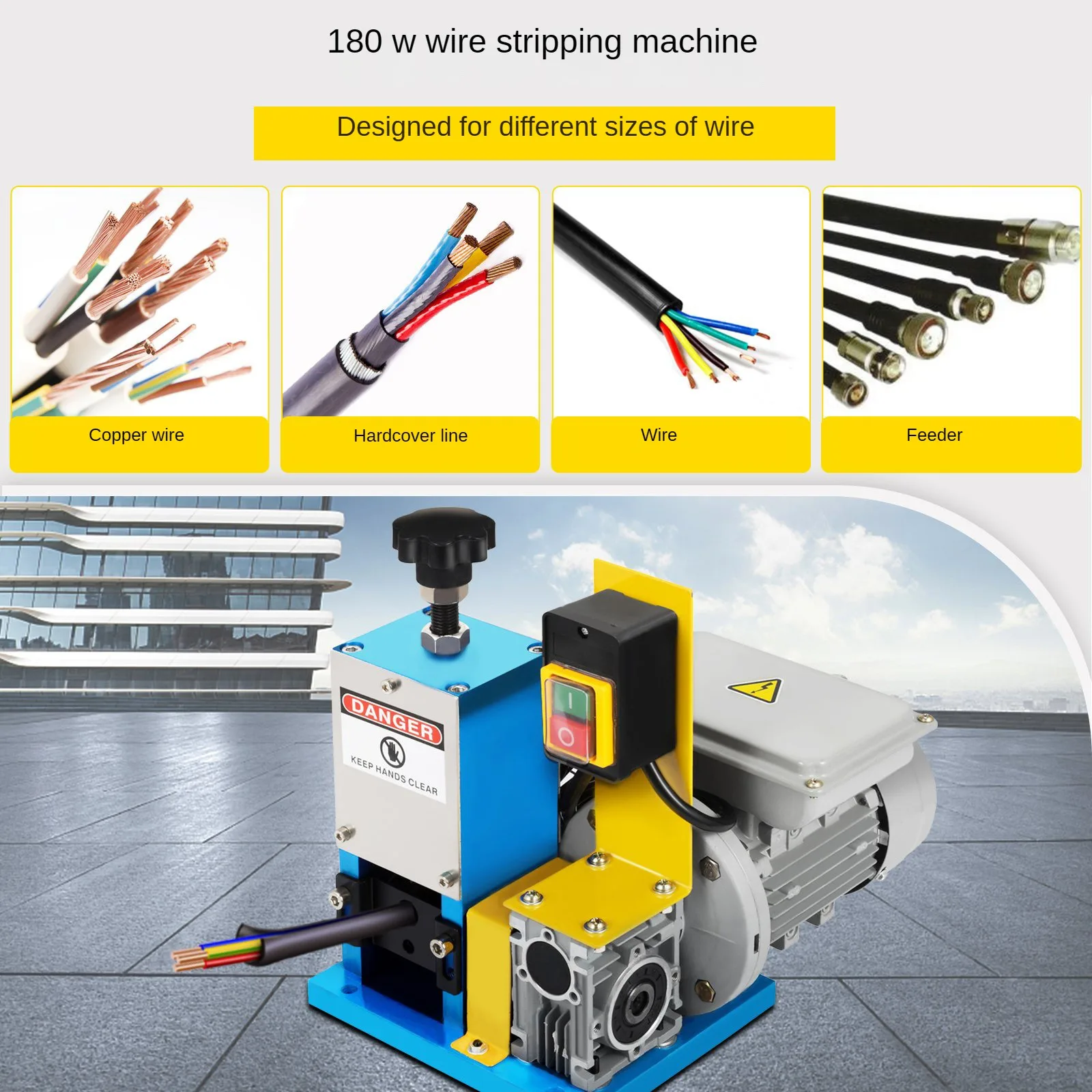 Elektryczna maszyna do zdejmowania izolacji z przewodów i kabli 110/220V SMS-025, 1-25mm, super łatwa w użyciu, elektryczne modele maszyn do zdejmowania izolacji.