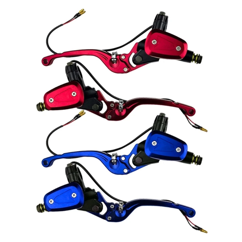 1 زوج العالمي للدراجات النارية الفرامل رافعة 7/8 "22 مللي متر قابض فرامل هيدروليكي اسطوانة خزان رافعة مجموعة ل سكوتر الدراجة ATV