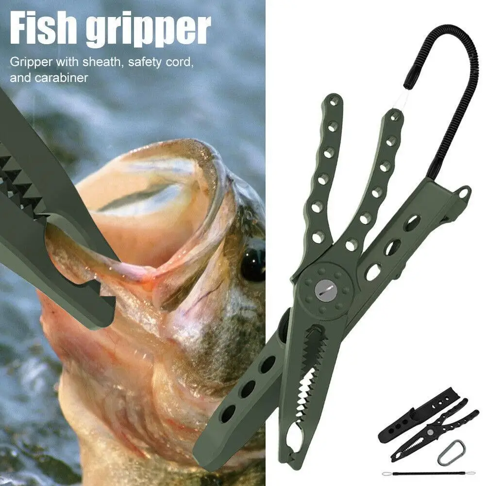 

Fish Gripper Fishing Pliers Multi-functional Stable Control Tongs Device Outdoor Fishing Gear Supplies