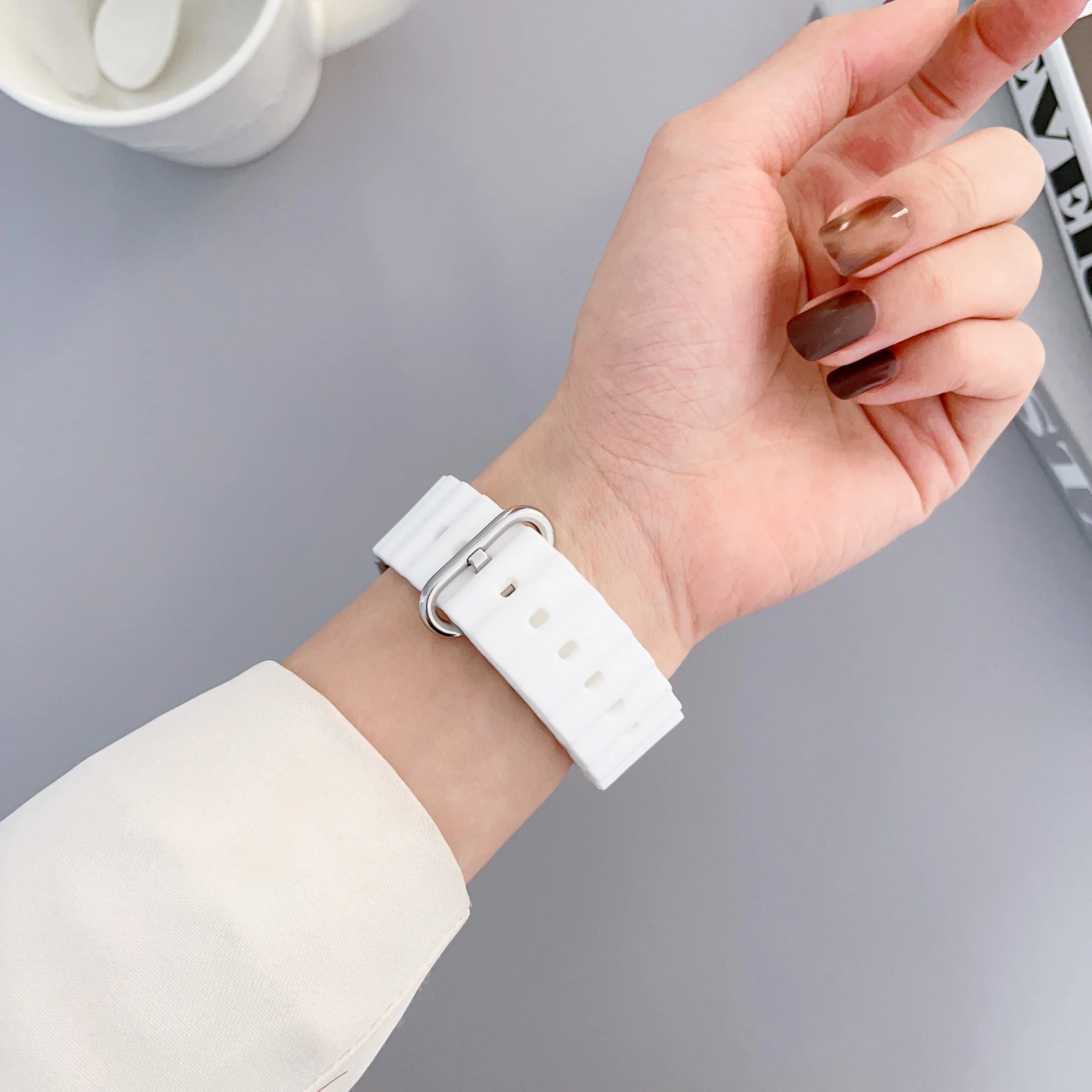 Morski silikonowy pasek do zegarka dla Google Pixel Watch 1/2/3 41mm 45mm pasek sportowy Smartwatch bransoletka na nadgarstek Correa akcesoria