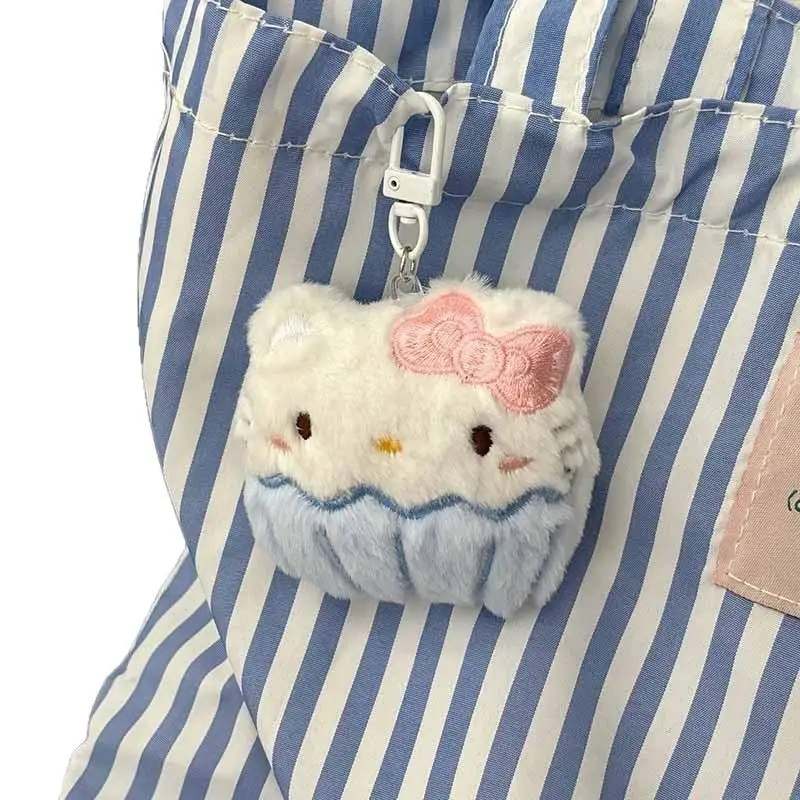 トレンディでクリエイティブなサンリオアイスクリームコーン型の吊り下げ飾り、漫画風ペンダント、バックパック飾り、キーホルダー、ぬいぐるみ