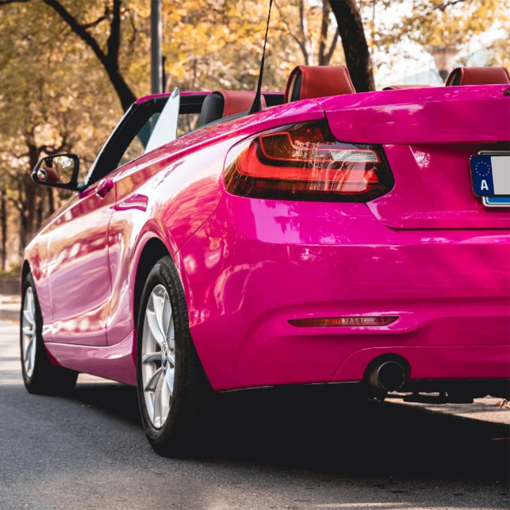 الترا لمعان أرجواني PET سيارة ملصق فقاعة الحرة الفينيل فيلم السيارات DIY ملصق مائي جسم السيارة ملصق ذاتي اللصق اكسسوارات السيارات