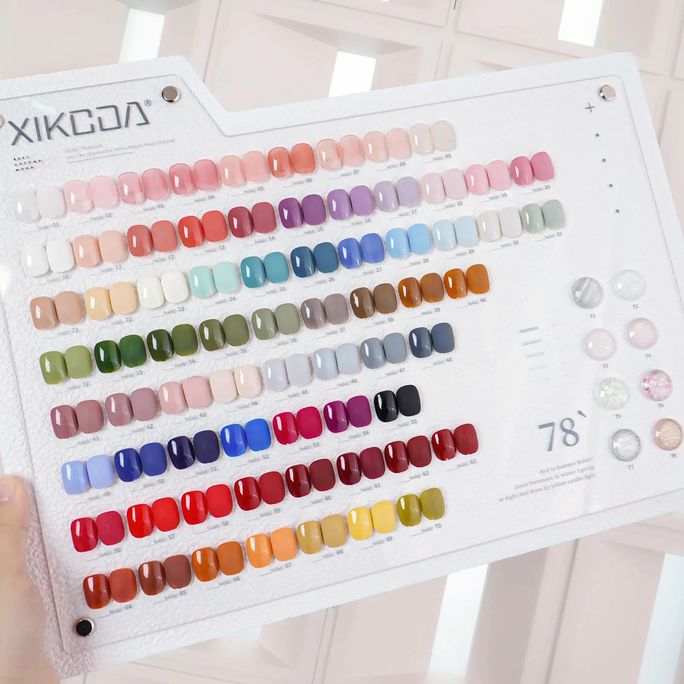 

78 colors in a set Nail glue Nail salon non-toxic Ultraviolet gel Eco-friendly vegetable glue Jelly color Transparent color