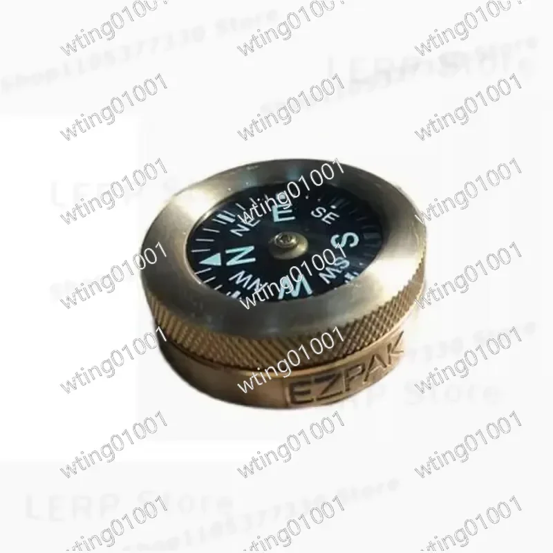 for Brass Mini Compass Portable Outdoor EDC Emergency Navigation Multi-directional Geological Tool