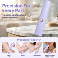 2026 New 2in1 Electric Razor for Women Painless Hair Removal Rechargeable Body Trimmer Underarm Mustache Epilator Shaver 5