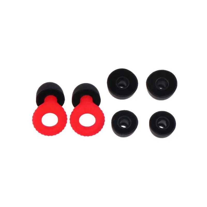 1 مجموعة رقيقة جدا حلقة شكل النوم المعونة سدادات مقاوم للماء السباحة سدادة الأذن الحفل حماية السمع قابلة لإعادة الاستخدام سيليكون الأذن التوصيل