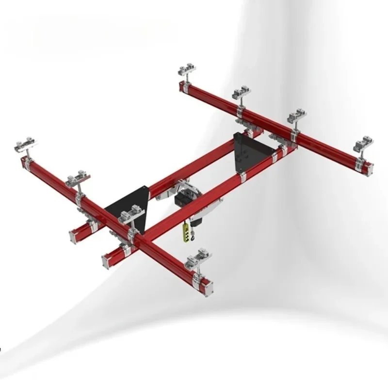Flexible Overhead Lifting System Modular Free Standing Jib Crane Alternative for Light Loads 0.25t - 2t