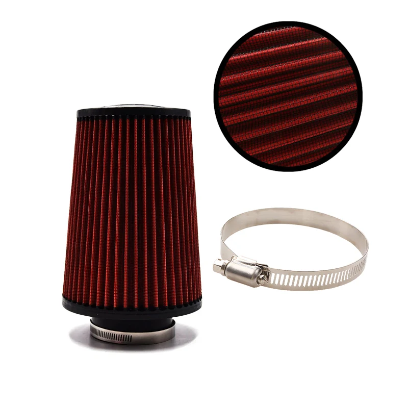 76MM Air Filter High Flow Cold Air Intake Universal Filters Vehicles Air Filters Car Accessories