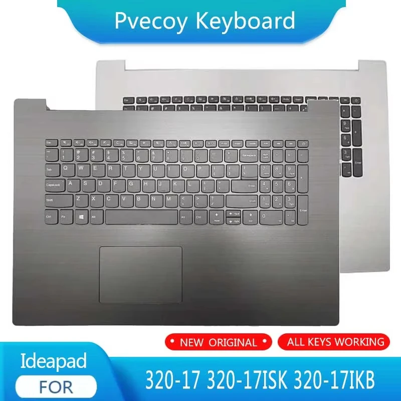 

New For Ideapad 320-17 320-17ISK 320-17IKB Laptop Palmrest Case Keyboard US English Version Upper Cover