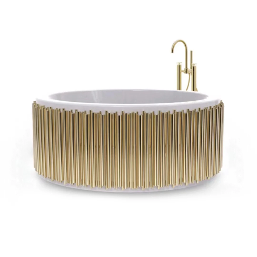 creative design for hotel or apartment Villa, home bathroom, freestanding bathtub, modern luxury freestanding bathtub,